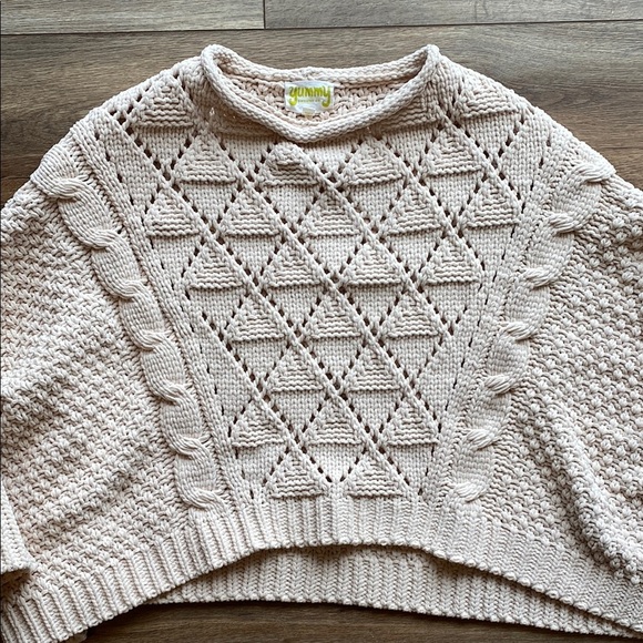 Chunky knit oversized drop shoulder sweater - Picture 2 of 6